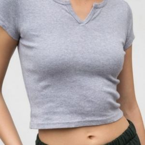 Brandy melville grey top